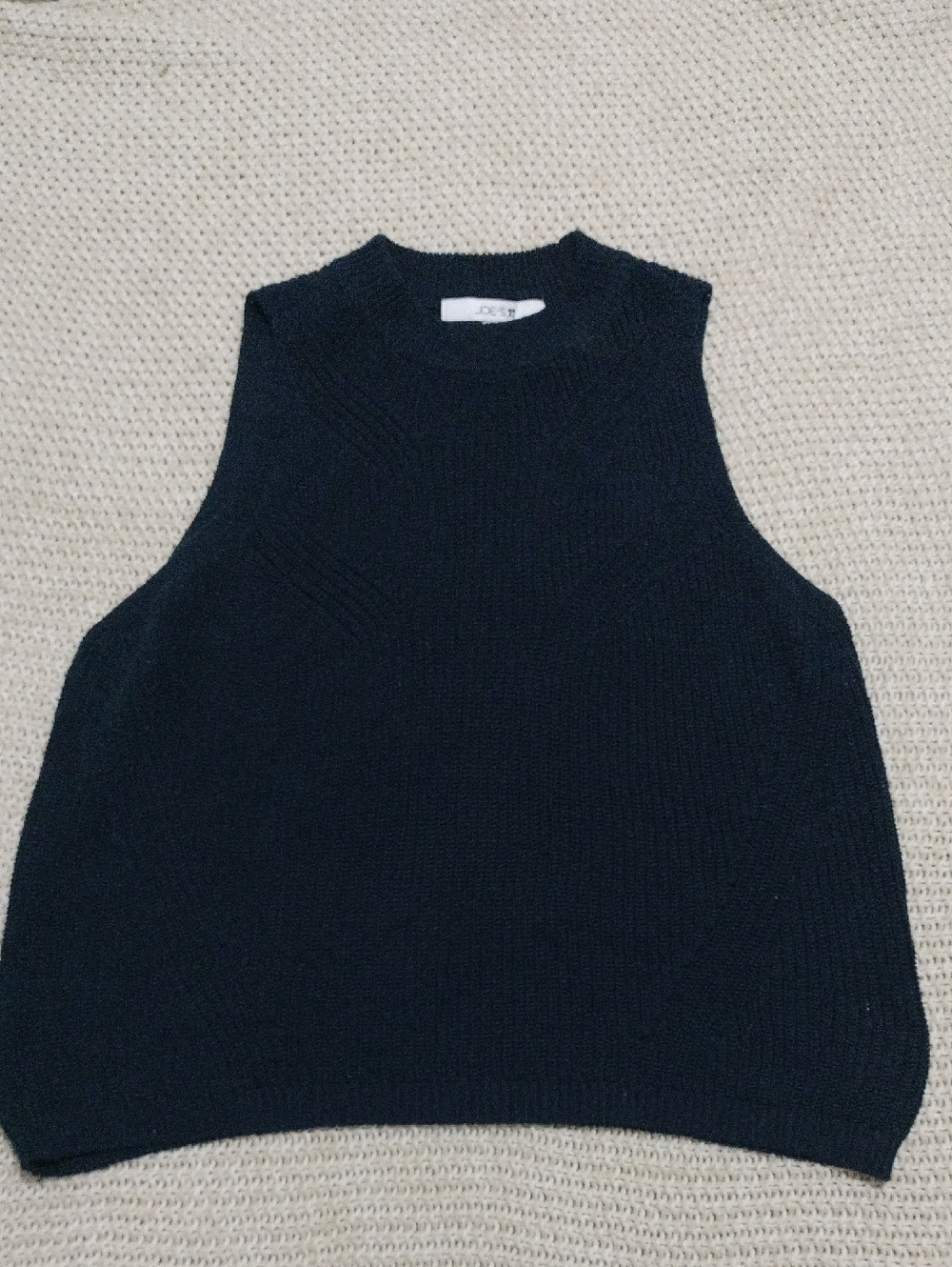 Joe's Jeans Ribbed Tank Top in Navy